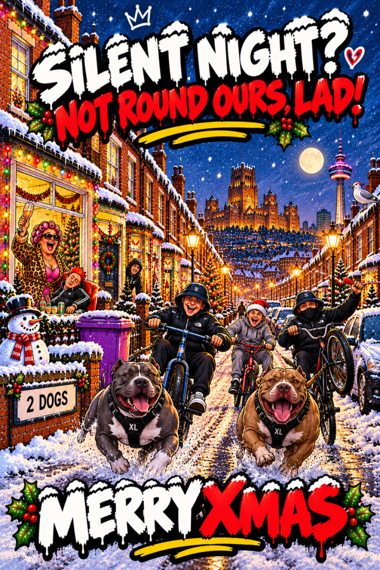 Silent Night? Not Round Here 2 Dogs