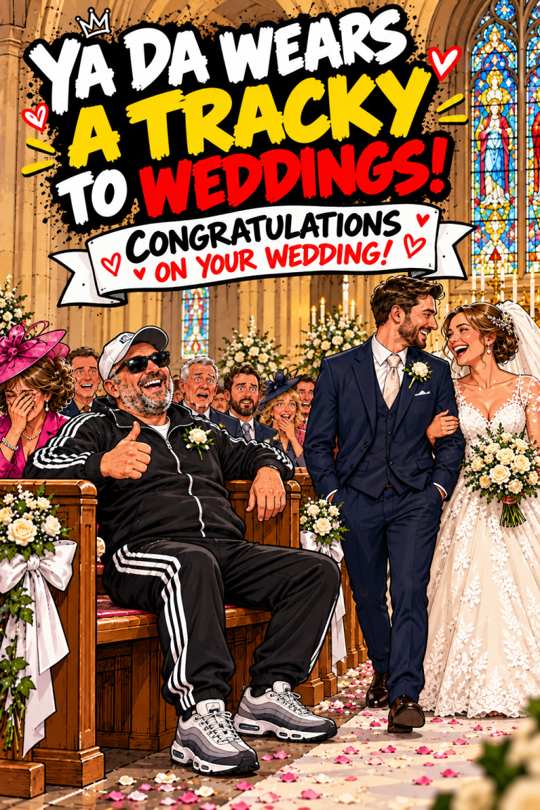 Ya Da Wears A Tracky To Weddings